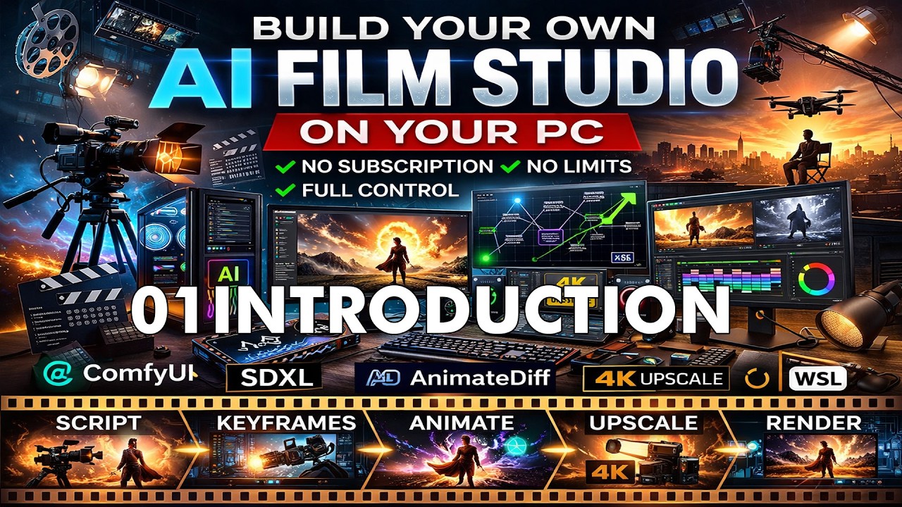 01 Build Your Own AI Film Studio at Home (No Subscriptions, Full Control)