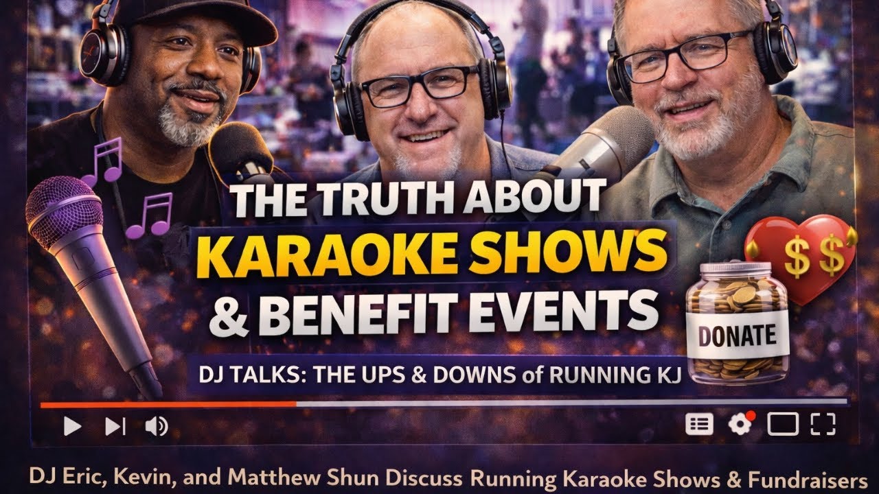 Karaoke shows and benefit events 2025 on the KJ Chat on #DJNTV
