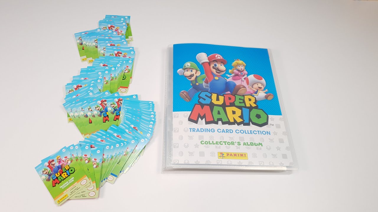 Чистый АСМР |Более 200 коллекционных карточек SUPER MARIO войдут в официальный коллекционный альбом.