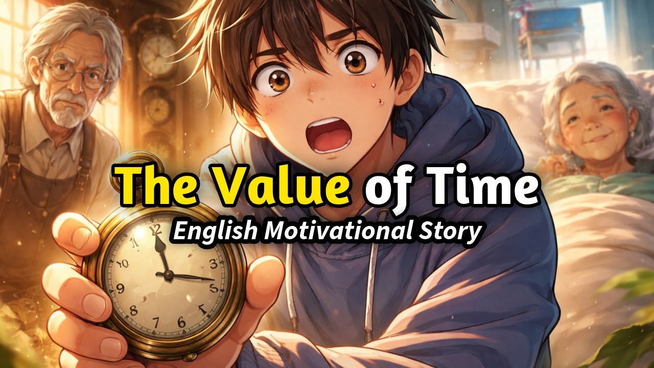 The Value of Time | Best Motivational English Story About Using Time Wisely & Secret to Success