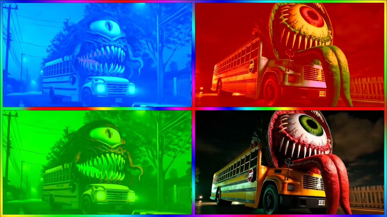 🚌MEGA SCHOOL BUS EATER🎶CoffinDance Song #136