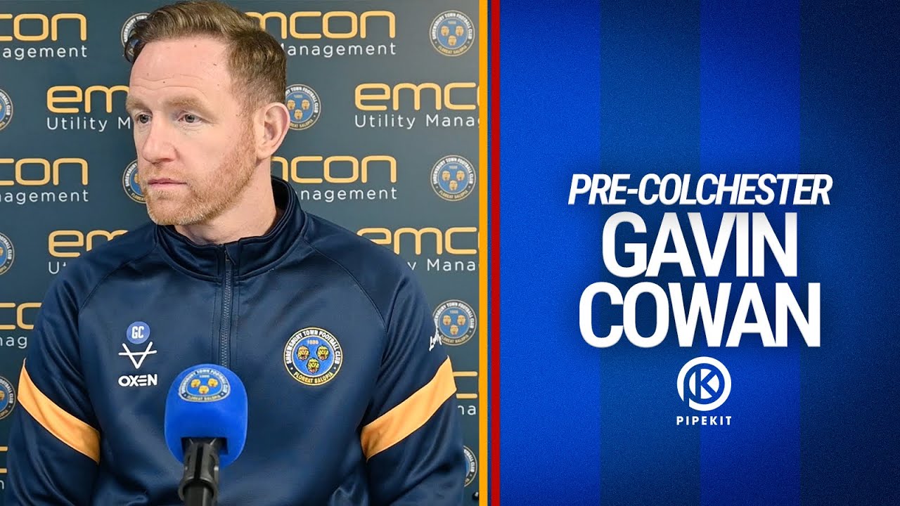 PRE-COLCHESTER | Gavin Cowan