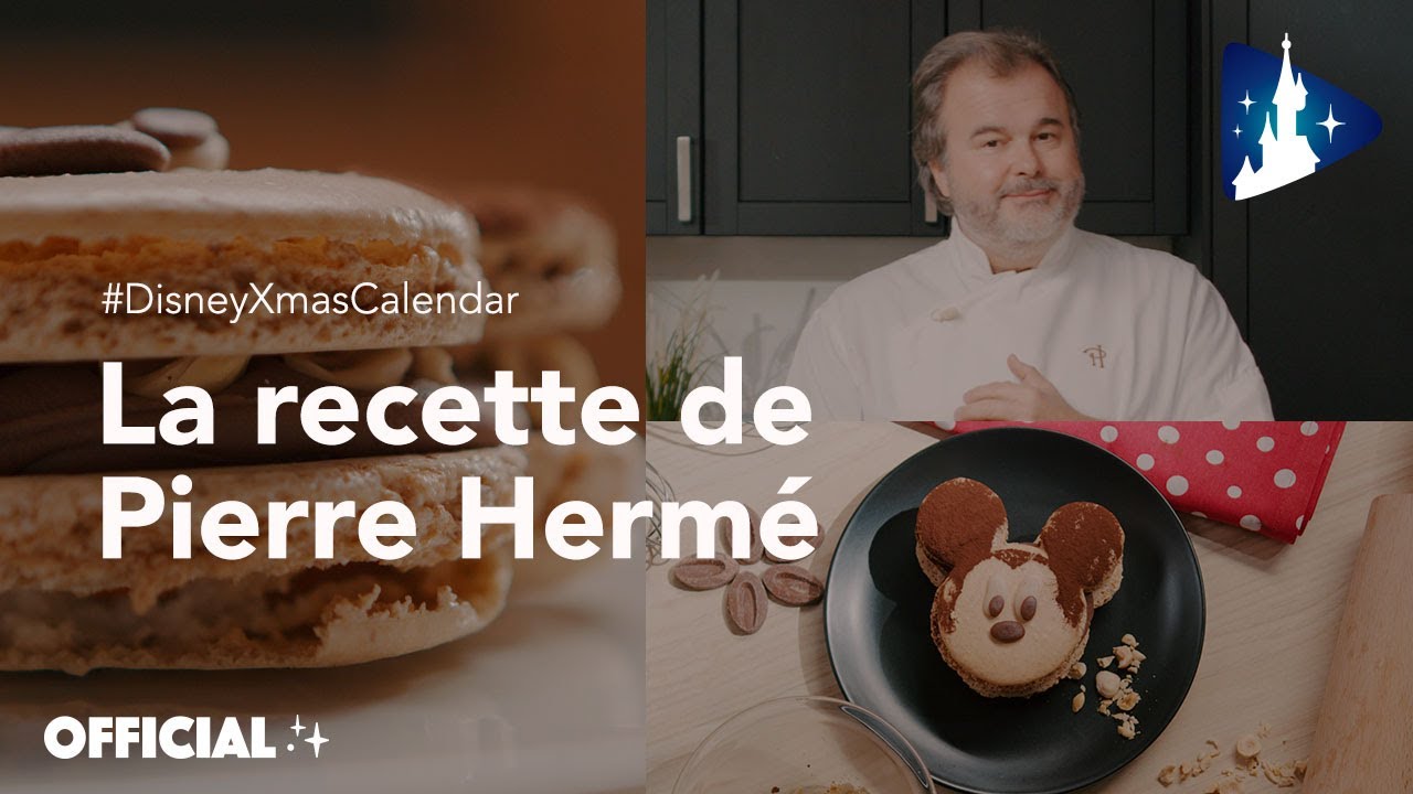 Le macaron inspiré de Mickey du chef pâtissier @MAISON PIERRE HERME PARIS pour Disneyland Paris 🧑🏻‍🍳