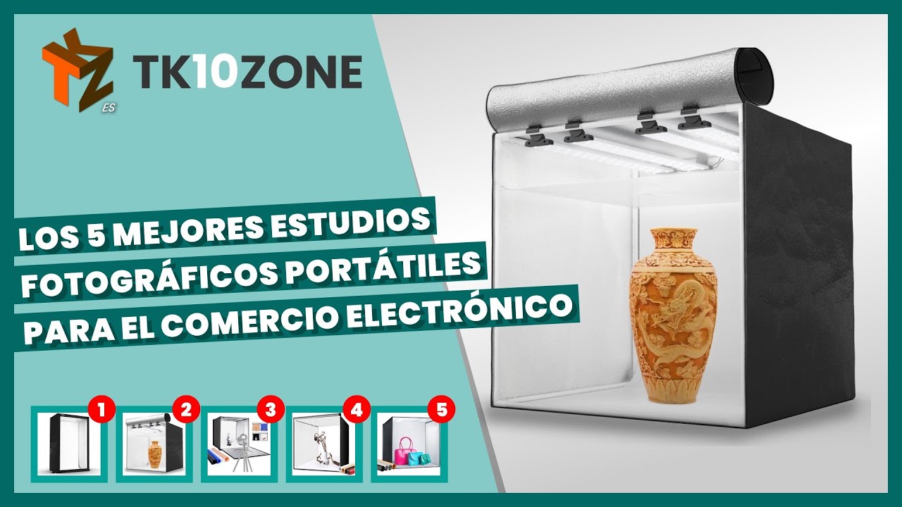 Los 5 mejores estudios fotográficos portátiles para el comercio electrónico