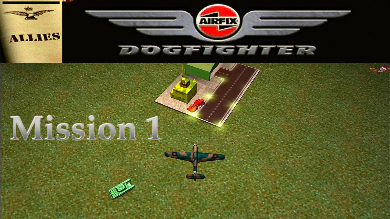 Airfix Dogfighter Walkthrough (2000) - Hawker Hurricane: Allies Mission 1: WW2 Fighter Plane Game