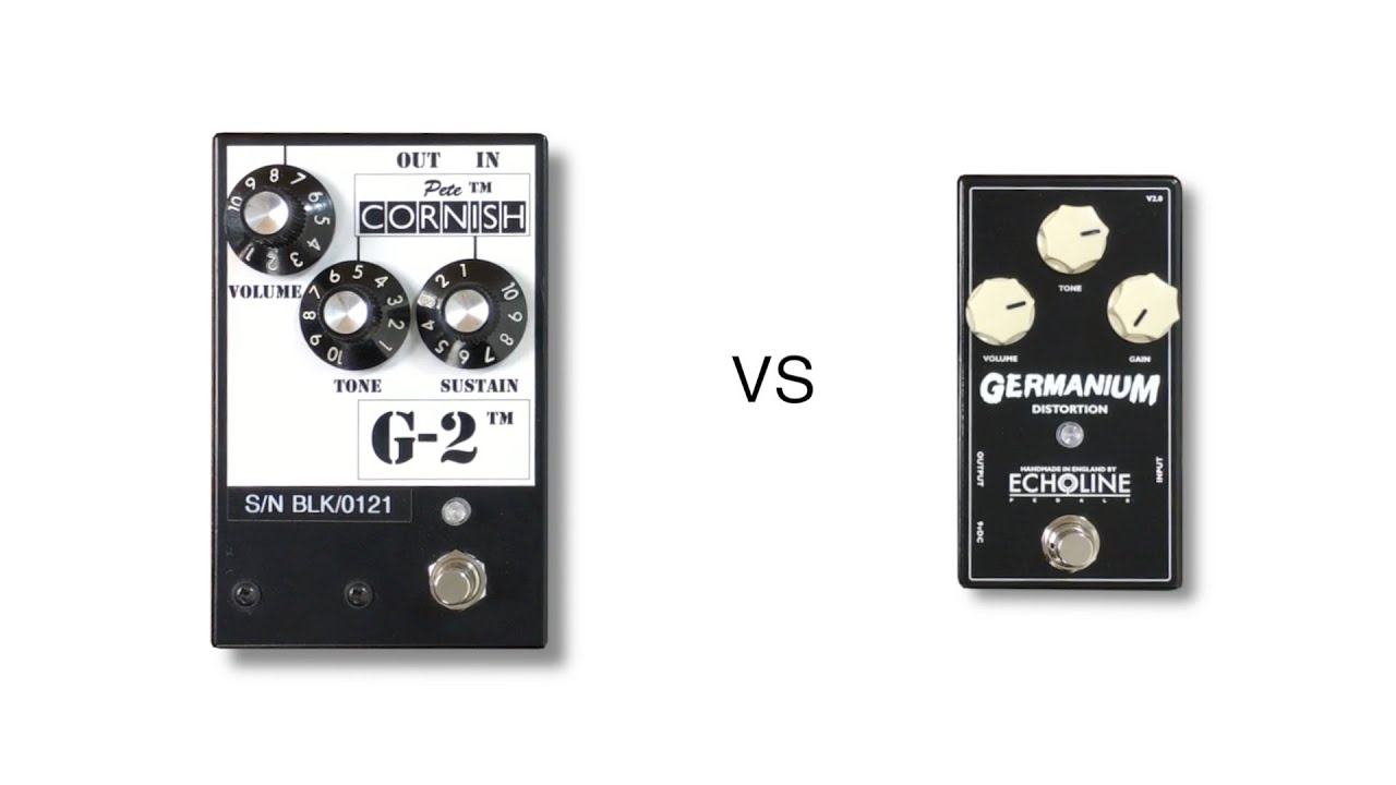 Pete Cornish G2 vs Echoline Germanium Distortion