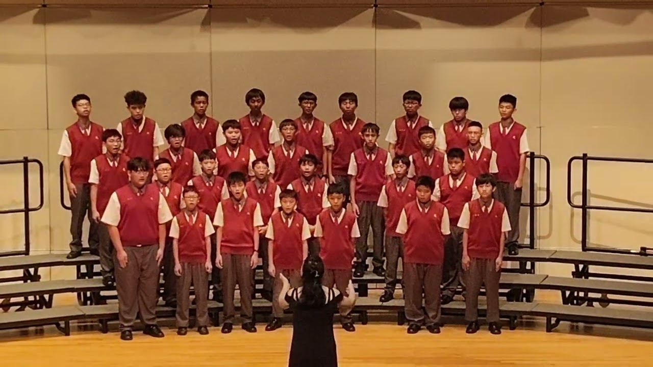 114均頭國中 男聲合唱 初賽指定1.A Festive Aleluia(近景)