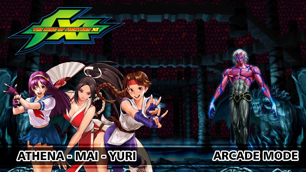 KOF XI - Athena - Mai - Yuri team (LEVEL 8) (Arcade)