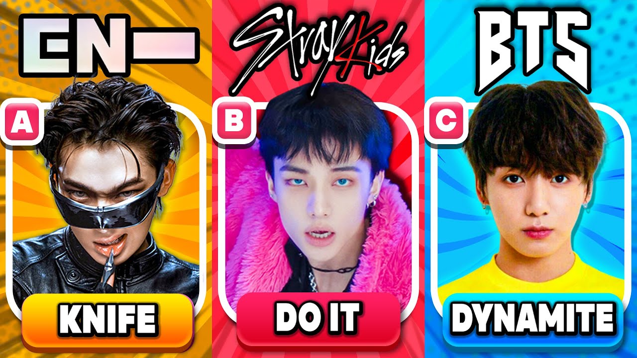STRAY KIDS vs ENHYPEN vs BTS ❤️🧡💙: Random Rules Edition | Kpop Quiz 2026