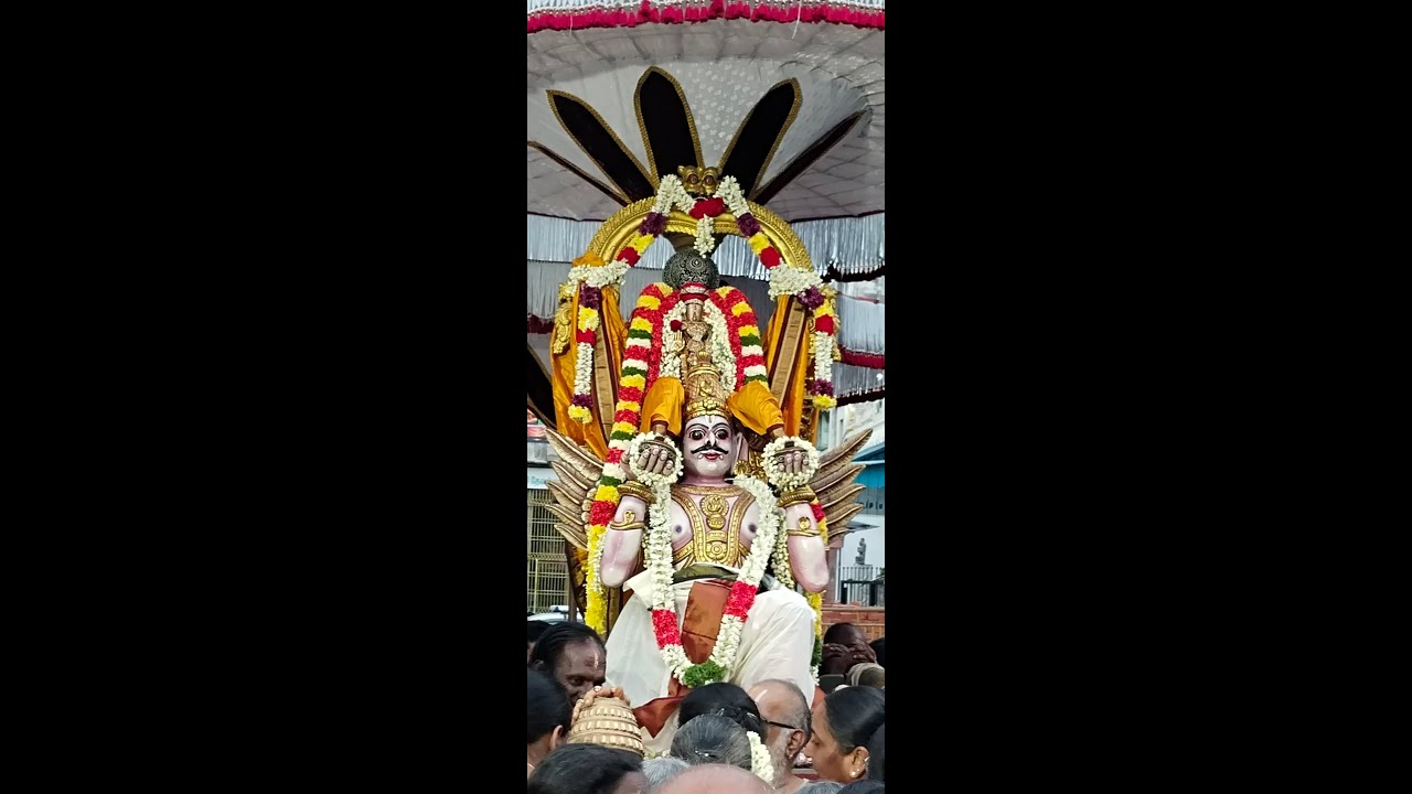 ஸ்ரீ வீரராகவ பெருமாள் ஆடி கருட சேவை கோபுர தரிசனம் திருவள்ளூர்.