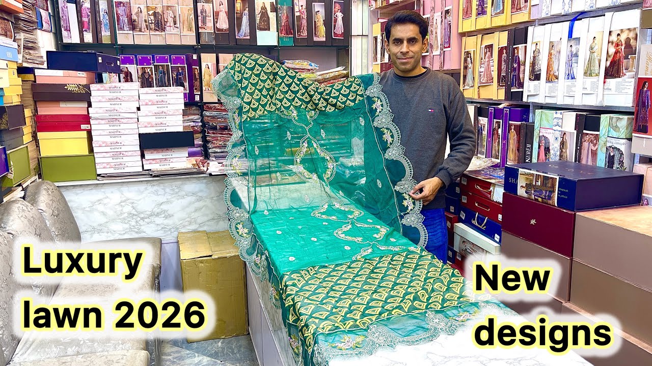 Designer luxury lawn 2026 | lawn new arrival 2026