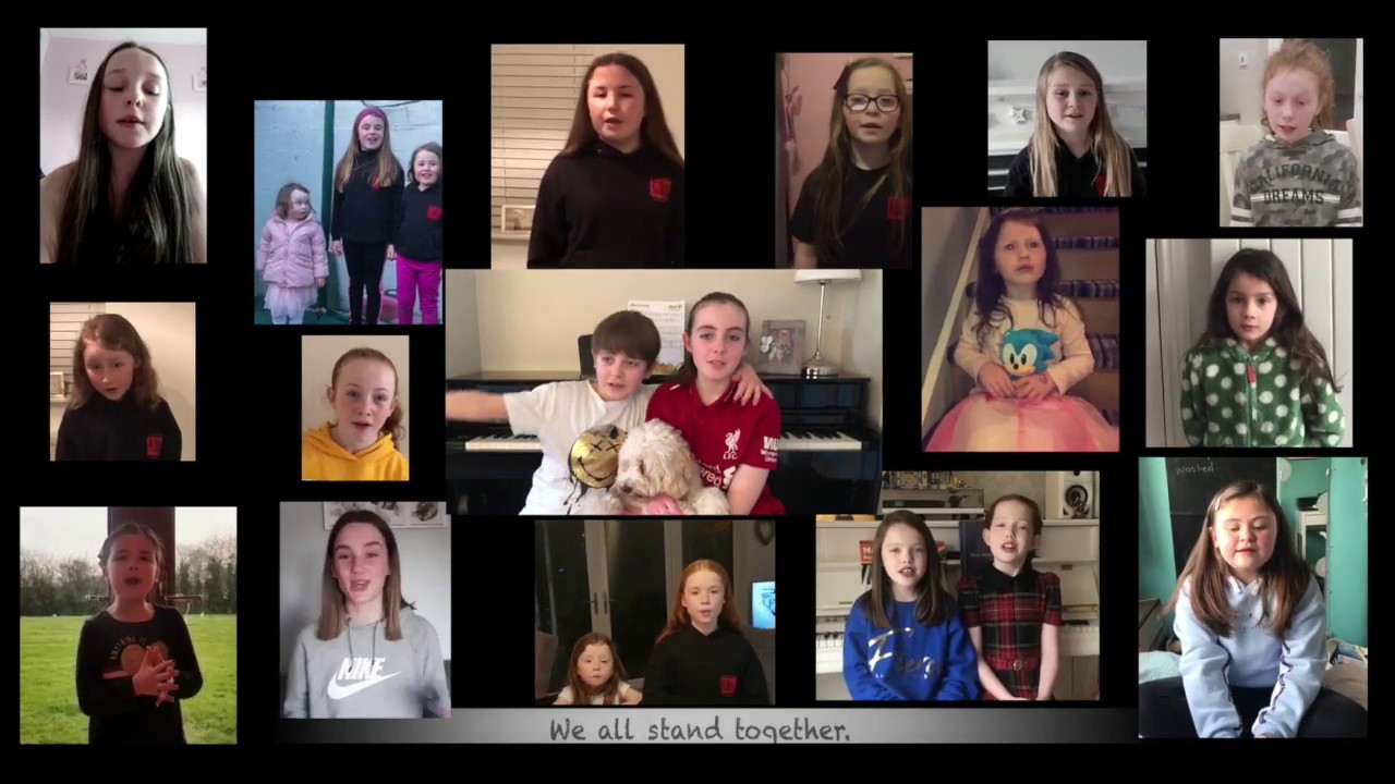 Covid19 We All Stand Together by The Children of Dublin Ireland