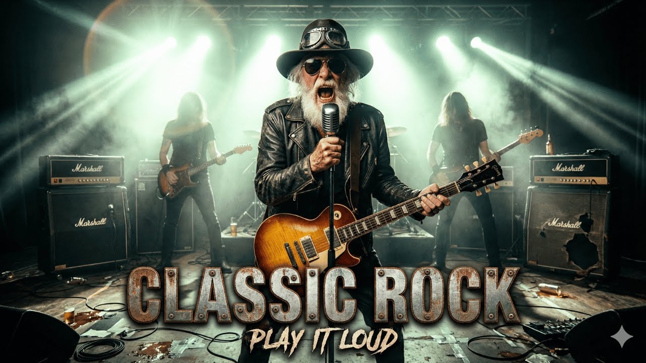 LIVE 12 Hours Classic Rock Blues - Deep Purple, Led Zeppelin, BB King, Jimi Hendrix - Inspired By