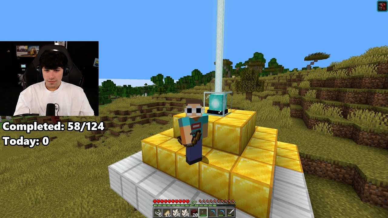 Completing All Minecraft Advancements Blind (No Google or Help) - Day 5