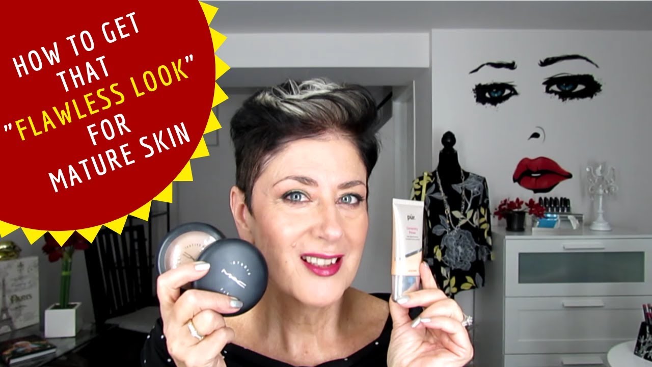 How To Get a Flawless Look For Mature Skin with POWDER FOUNDATION Over 50