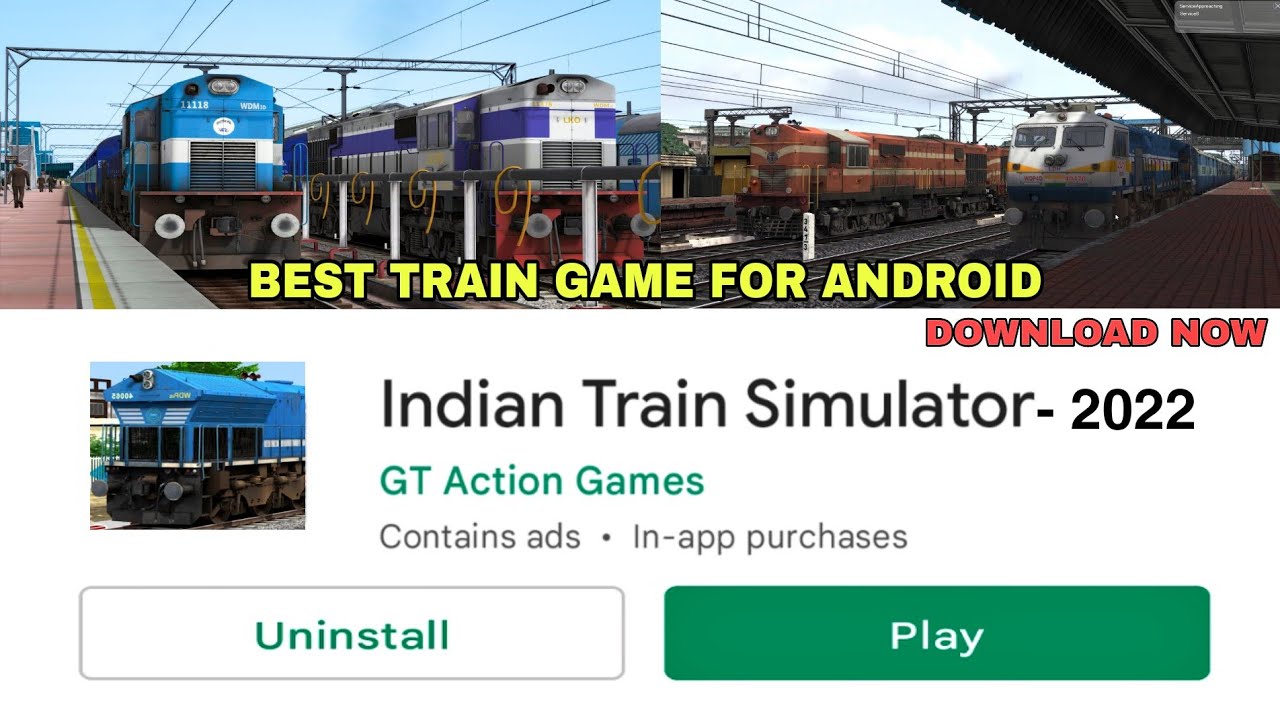 #NEW INDIAN TRAIN SIMULATOR 2022 GAME FOR ANDROID| BEST TRAIN GAME FOR ANDROID WITH MISSION FEATURES