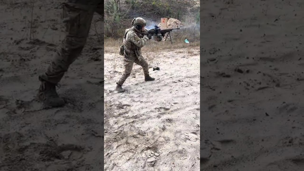 PKM Machine Gun Firing &ndash; Military Might in&nbsp;Action!