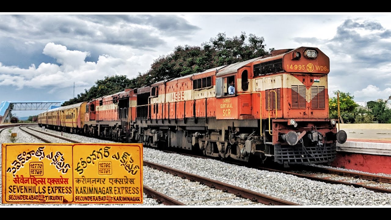 Tirupati to Kacheguda by Seven Hills Express | Exploring the Pakala - Dharmavaram Route Behind Twins