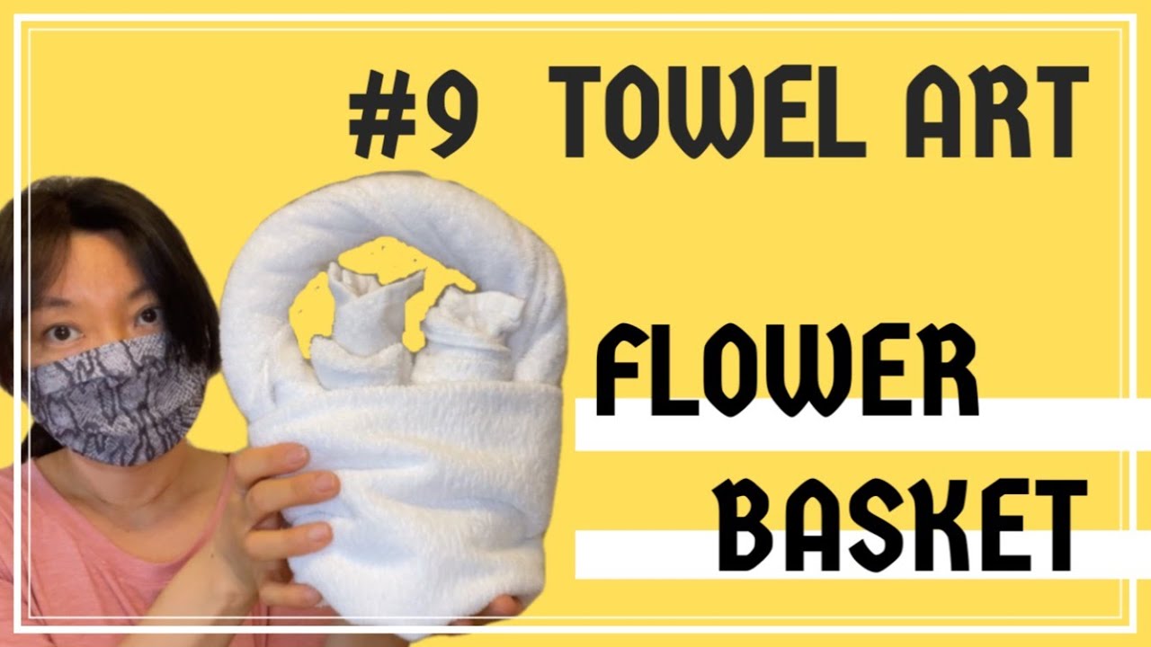 #9  Flower Basket Towel Art