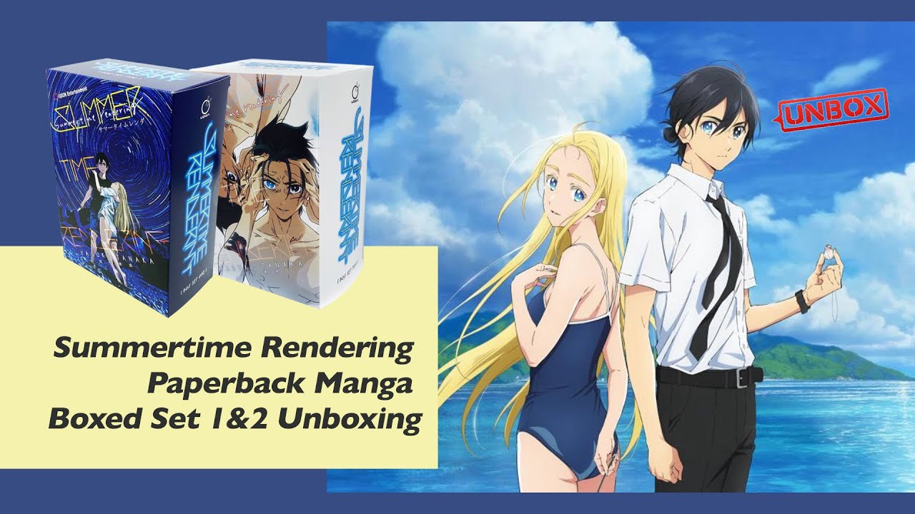 Summertime Rendering Manga Paperback Box Set 1&2 Unboxing | B&N exclusive