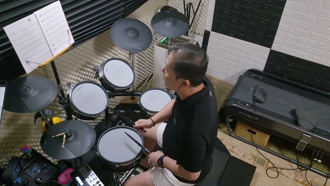 《Feliz  navidad》Boney  M    #취미드럼 # 엣지할배드럼방 #