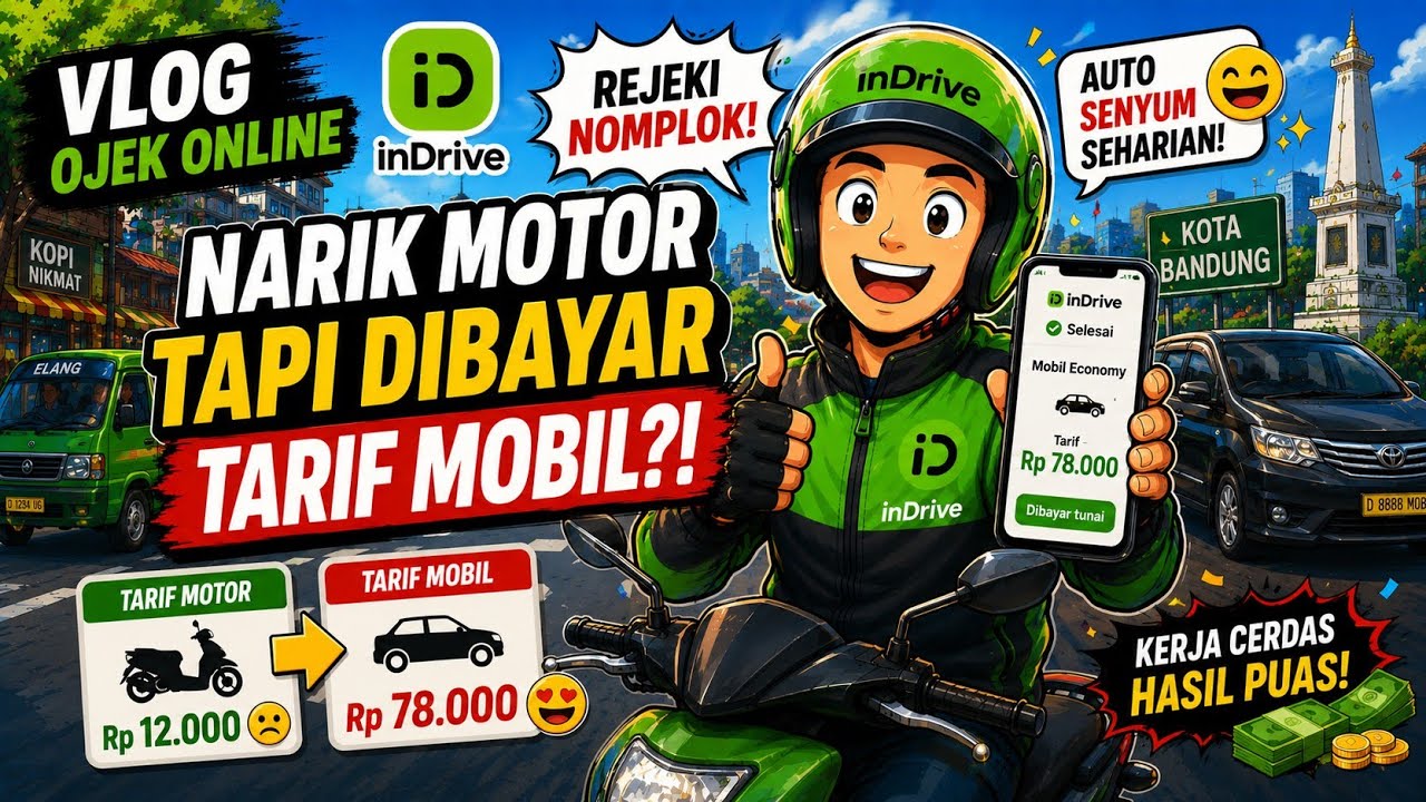 REJEKI NOMPLOK! Narik Motor Tapi Dibayar Tarif Mobil?!