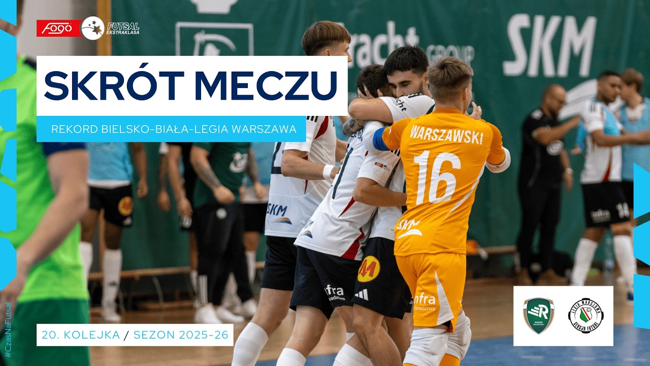 Rekord Bielsko-Biała - Legia Warszawa 3:4 SKR&Oacute;T 20. kolejka (2025/26)