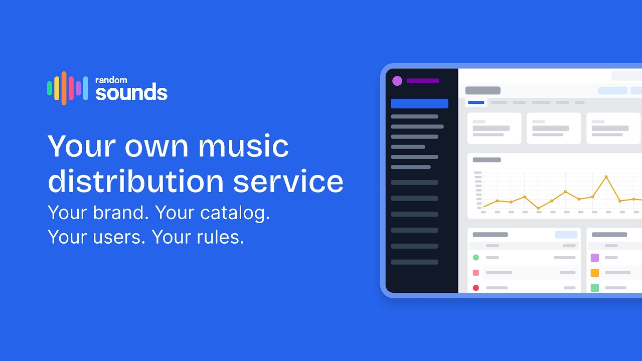 Create your own music distributor with Random Sounds White Label