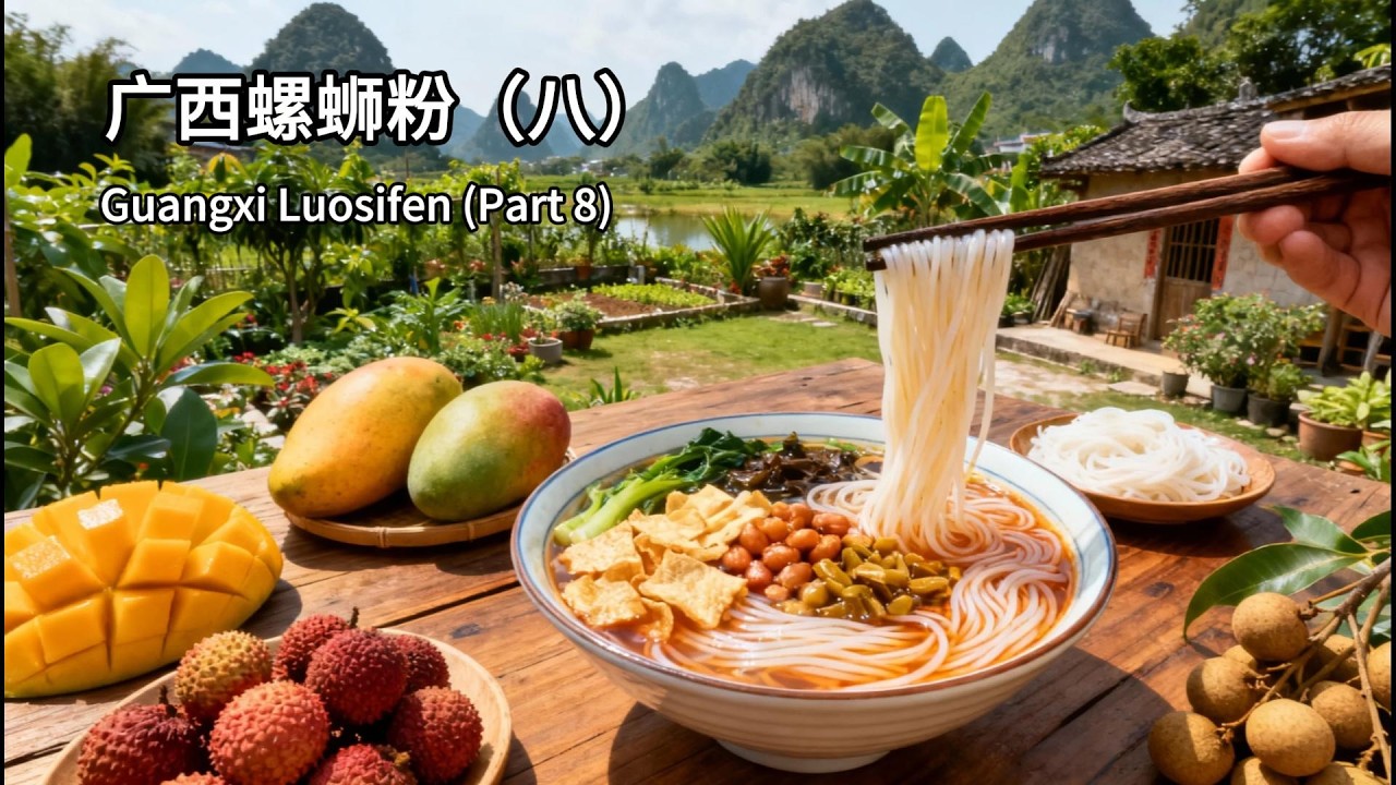 柳州螺蛳粉正宗做法第八集｜螺蛳粉汤底熬煮全过程 | Liuzhou Luosifen