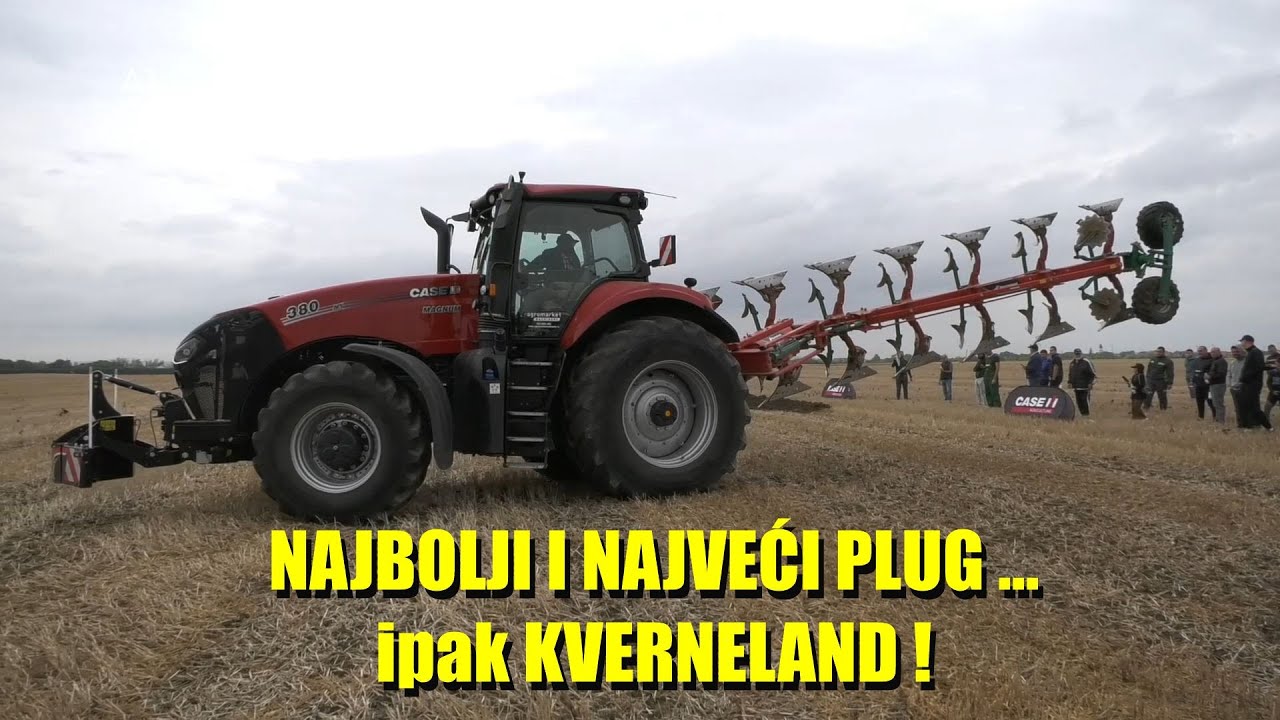 Ipak je KVERNELAND PLUG  - evo šta su prikazali - plug koji s točkašem ore kao da je guseničar