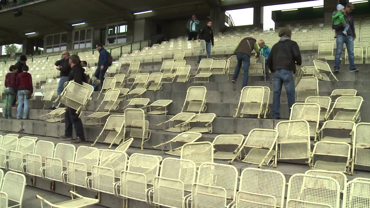 Die große Abrissparty im Hanappi-Stadion
