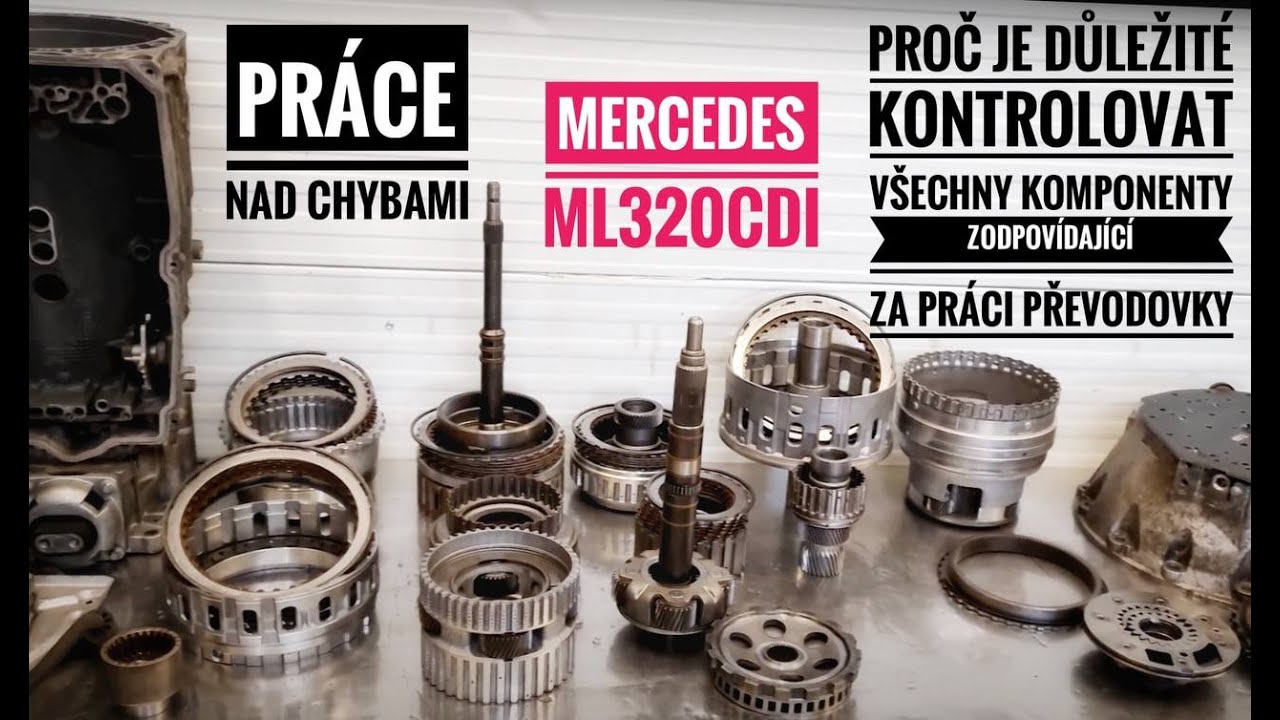 Oprava převodovky Mercedes ML320CDI #7GTronic 722.9