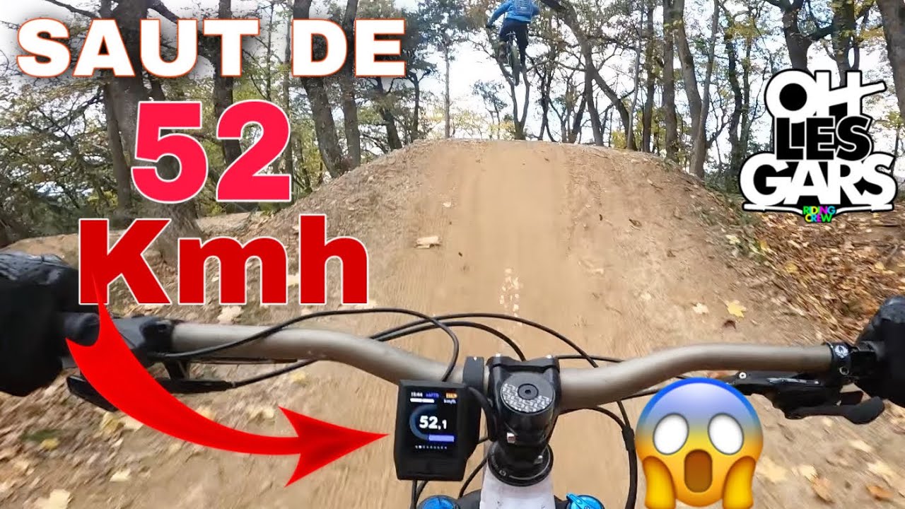 SAUT A PLUS DE 52 KMH EN VTTAE + CRASH // vbc bike park