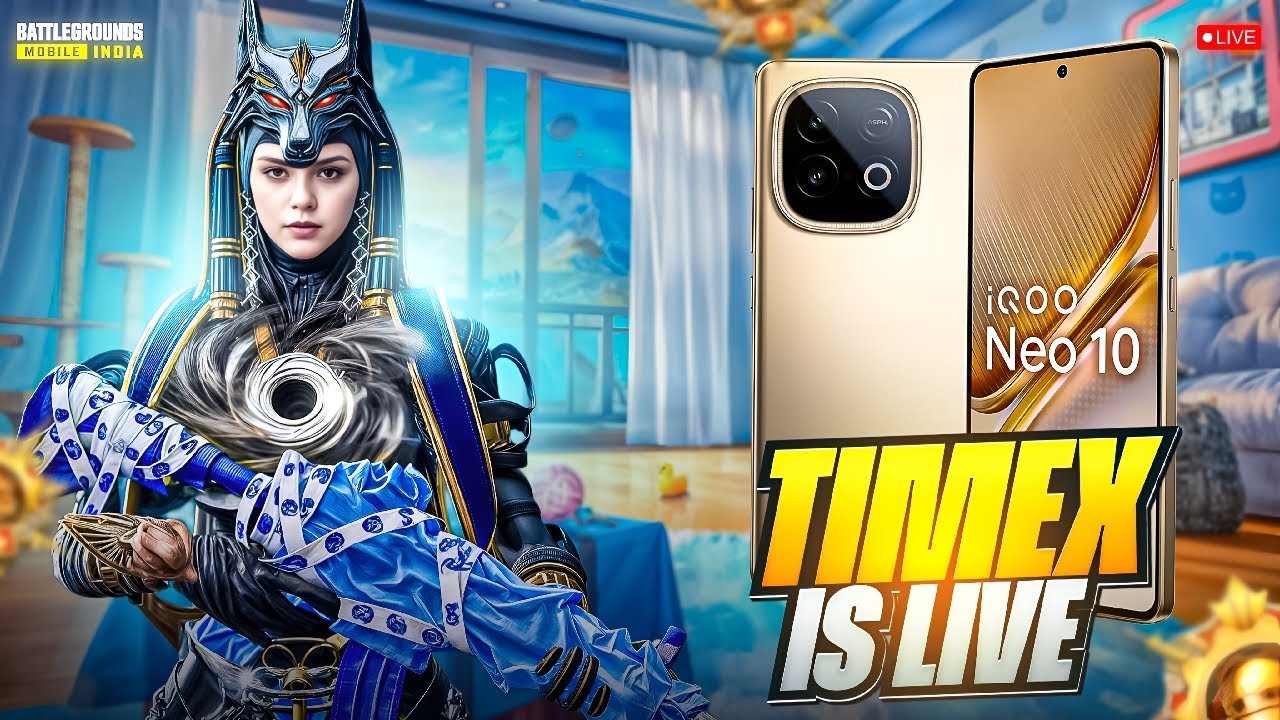 BGMI LIVE 🔴 IQOO NEO 10 | 144FPS GAMEPLAY 🥷🏻 WITH SUBSCRIBERS | #bgmi
