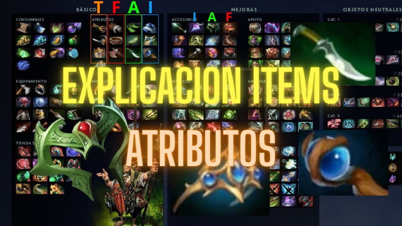 Gu&iacute;a f&aacute;cil para elegir &iacute;tems de atributos en Dota 2