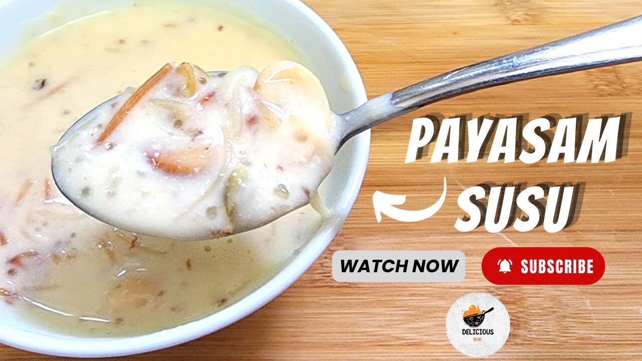 Resepi Payasam Susu | Manisan Kaum India - How to make Milk Kheer in Malay (Cara Buat)