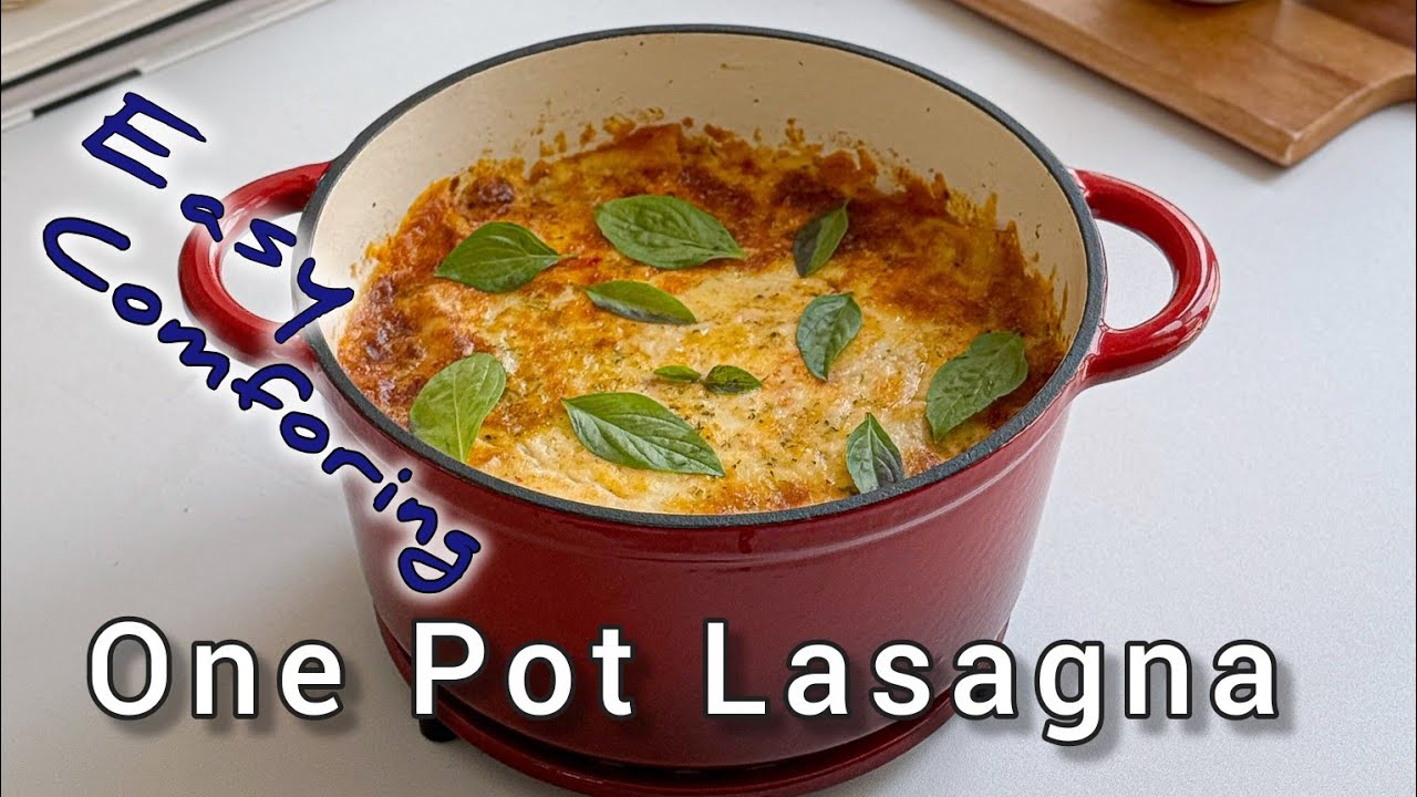 One Pot Lasagna | Easy & Comforting Dinner