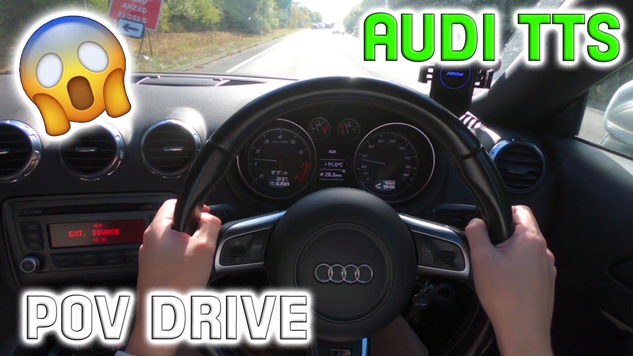 AUDI TTS POV DRIVE! | Издание для юных водителей | «Эта машина НЕРЕАЛЬНАЯ!»