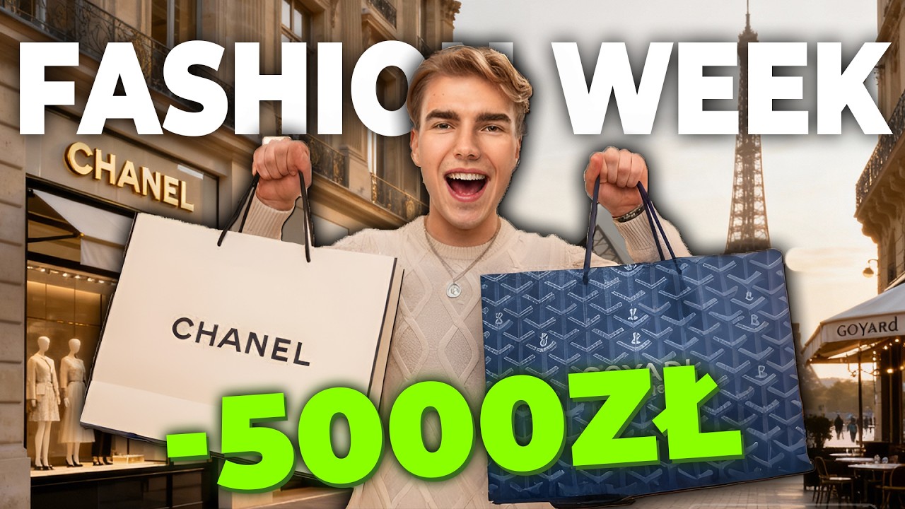 POLECIAŁEM NA FASHION WEEK DO PARYŻA! 🇫🇷