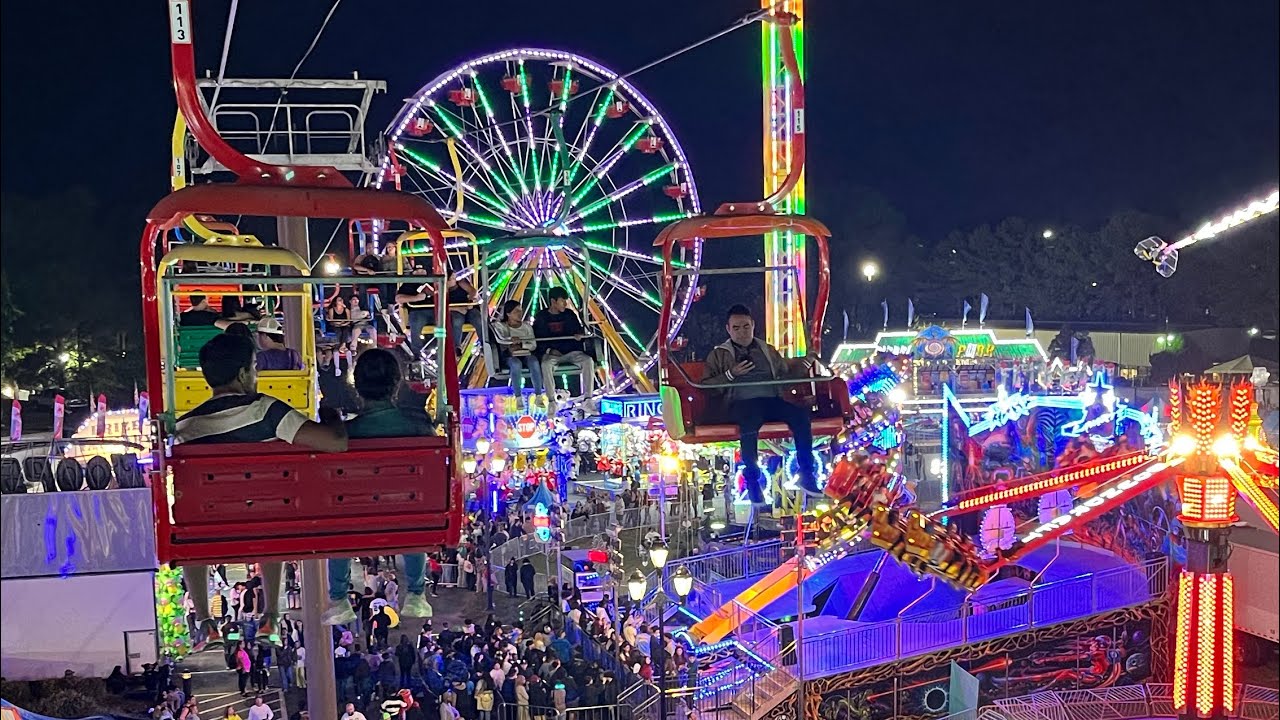 State Fair Flyer at the NC State Fair 2023 • Chairlift On-Ride POV 4K