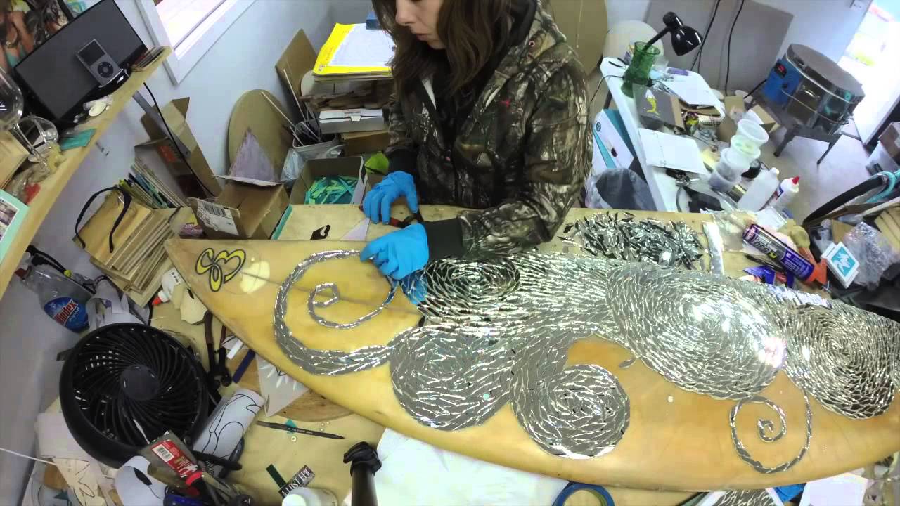 Mirror Surfboard