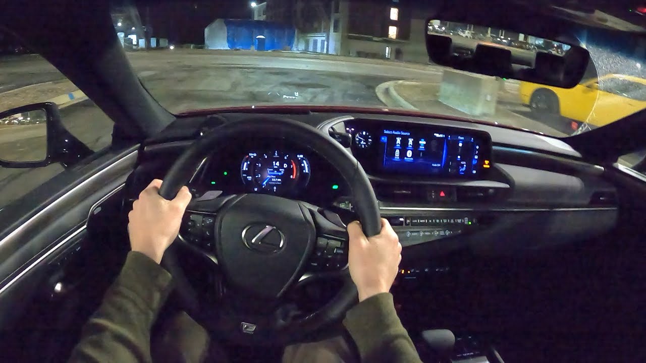 2021 Lexus ES 250 AWD F Sport - POV Night Drive (Binaural Audio)