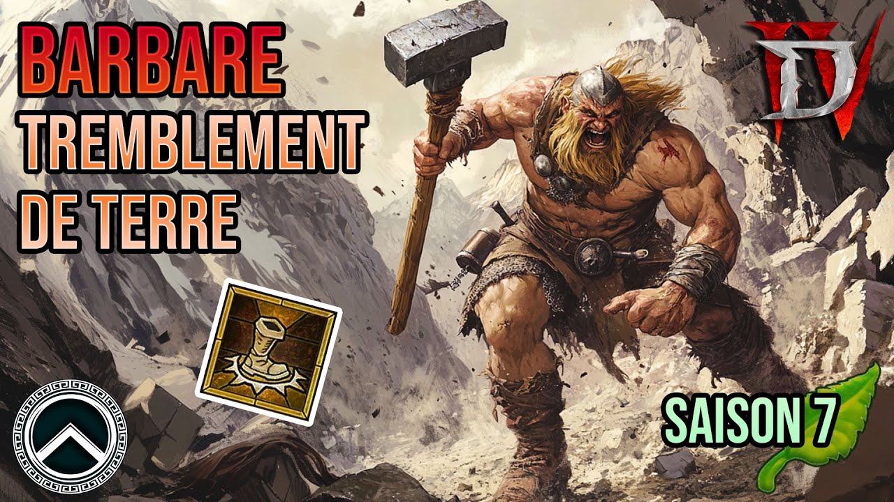 BARBARE - TREMBLEMENT DE TERRE ★ BUILD DIABLO 4
