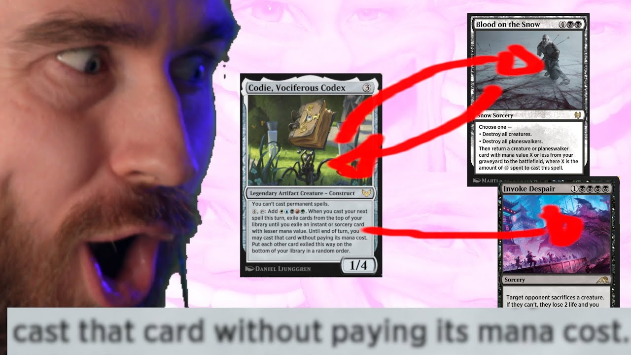 CODIE IS INSANE WHEN ALL YOU NEED IS INVOKE DESPAIR! Standard MTG Arena