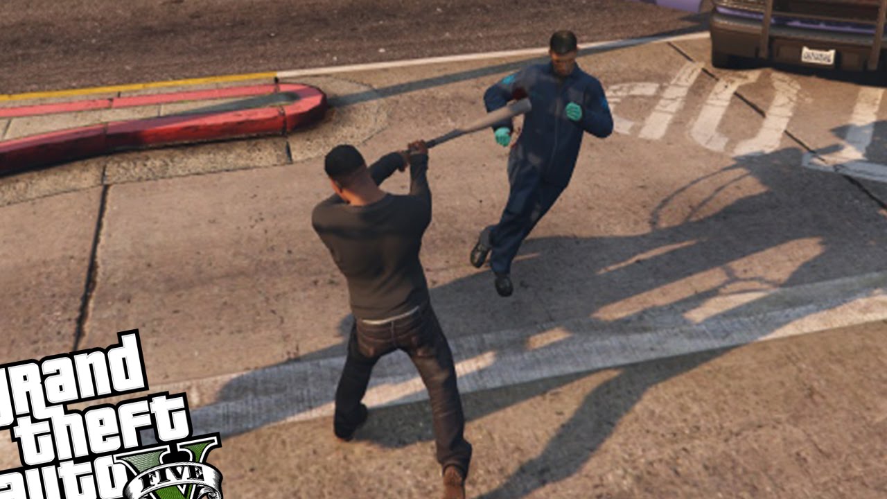 GTA 5 PC - Epic Baseball Bat Power MOD