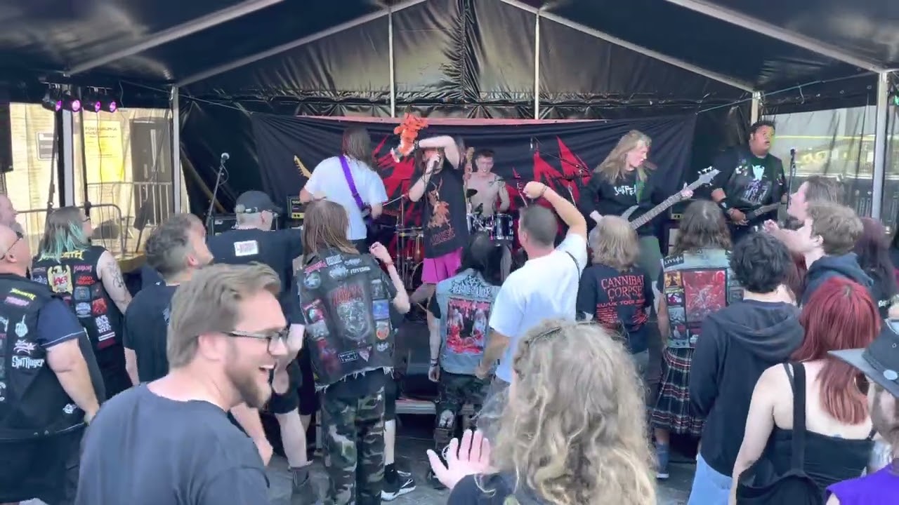 Swartzheim - Front Teeth Kicked In @ Armbåndspåsætning Copenhell pre-event 2, Copenhagen 11-06-23