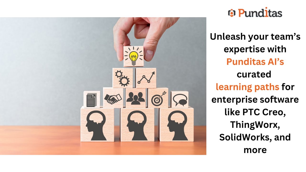 Unleash your team&rsquo;s expertise with Punditas AI&rsquo;s curated learning paths for PTC Creo