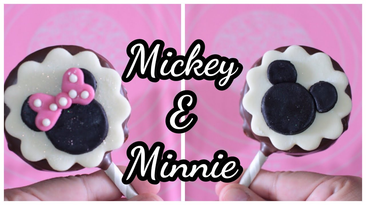 PERSONALIZANDO DOCES MICKEY E MINNIE MOUSE - FÁCIL E SIMPLES COM PASTA DE LEITE NINHO