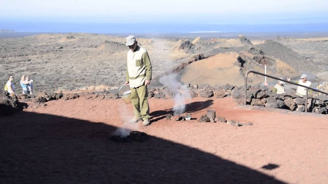 Water volcano Lanzarote  timanfaya