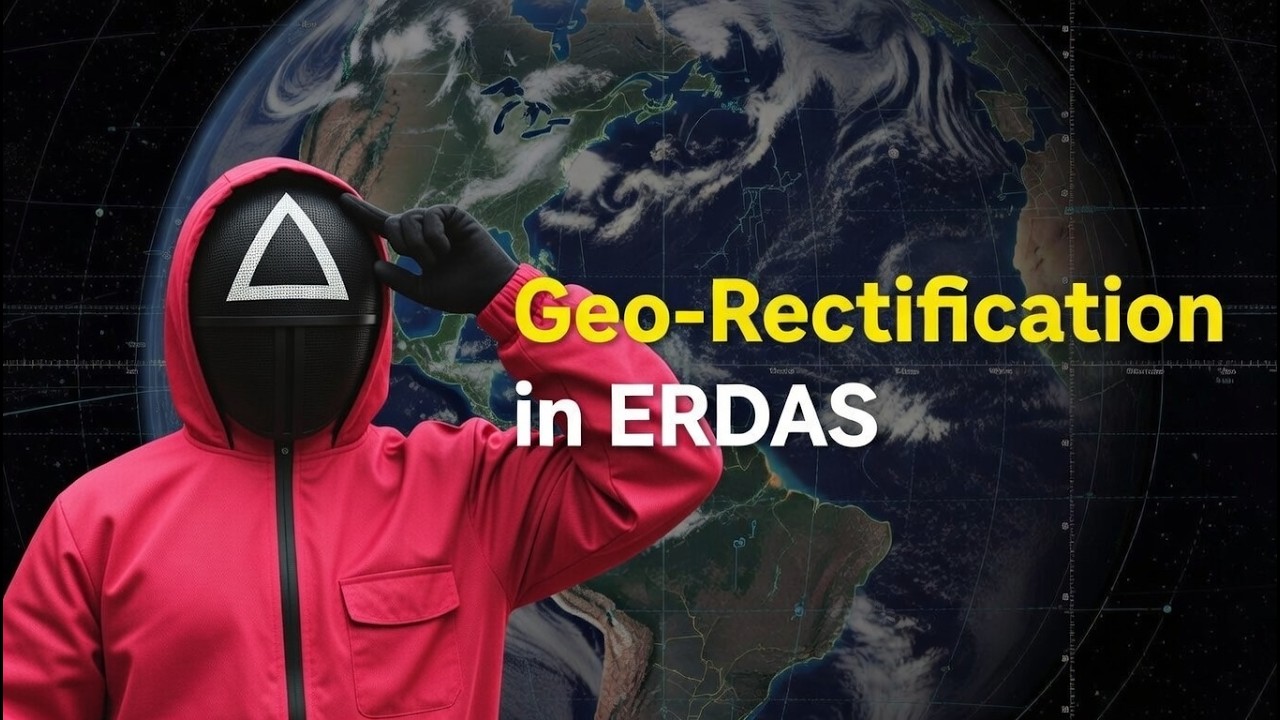 Geo-Rectification in ERDAS IMAGINE | Step-by-Step Tutorial Using GCP & RMS Error